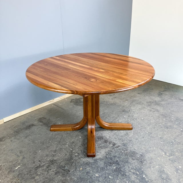 Brown Extendable Dining Table in Teak by Mikael Laursen for A/S Mikael Laursen, 1960s For Sale - Image 8 of 14