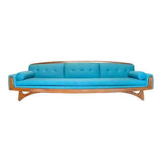 Restored Adrian Pearsall Style Gondola Sofa by Kroehler American Leisure For Sale