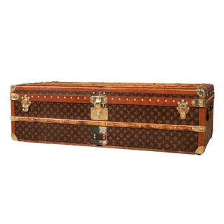 Antique French Cabin Trunk in Louis Vuitton, 1910 For Sale