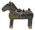 Chinese Sancai Style Drip Glaze Ceramic Horse Figure Ocarina 10.5" For Sale