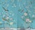 Chinoiserie Style Hand-Painted Wallpaper, Turquoise Floral & Bird Mural, Wall Panels for Living Spaces For Sale - Image 9 of 9