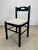 Vintage Italian Modern Habitat Style Black Lacquer Dining Chairs—Set of 4 For Sale - Image 10 of 12