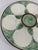 Ceramic 1930s French Longchamp Green and White Majolica Oyster Plate For Sale - Image 7 of 14