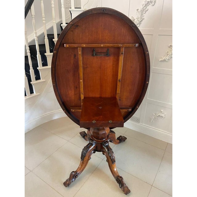 Antique Victorian Rosewood Dining Table, 1850 For Sale - Image 14 of 15