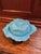 Gorgeous vintage lidded robins-egg blue opaline glass lidded cabbage bowl. Marked Portieux France. In great condition- no...