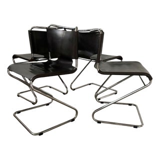 Biscia Dining Chairs by Pascal Mourgue for Steiner, France, 1960s, Set of 4 For Sale