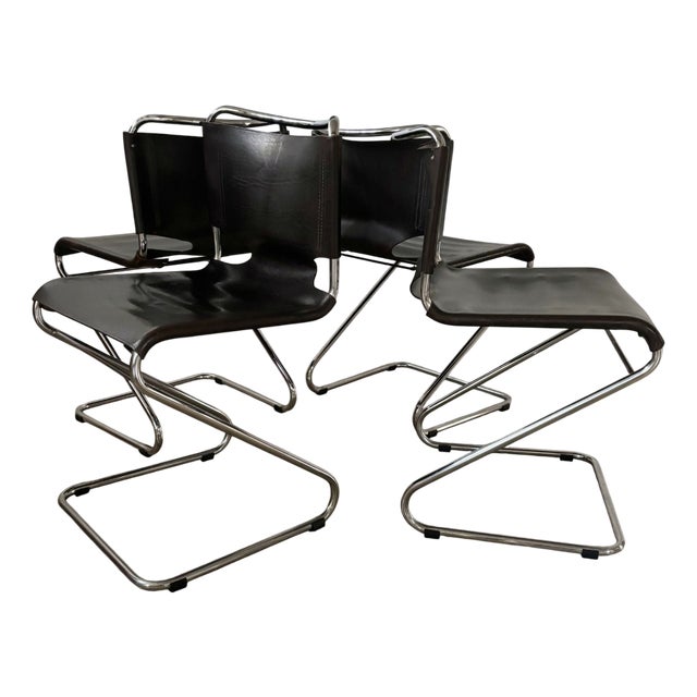 Biscia Dining Chairs by Pascal Mourgue for Steiner, France, 1960s, Set of 4 For Sale
