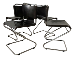 Biscia Dining Chairs by Pascal Mourgue for Steiner, France, 1960s, Set of 4