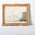 French 19th century framed lithograph print of a seaside fort at some unknown locale, simply titled "Chateau fort sur le...