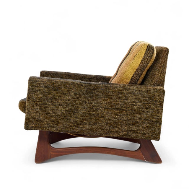 Craft Associates Adrian Pearsall for Craft Associates 2406-C Mid Century Walnut Lounge Chair For Sale - Image 4 of 9