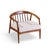 Milo Baughman for Thayer Coggin Mid Century Walnut Horseshoe Lounge Chairs - Pair For Sale - Image 12 of 12