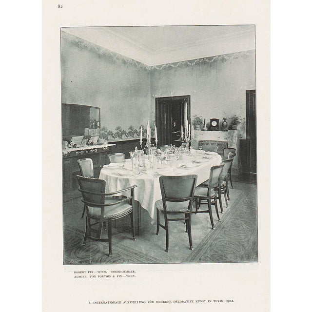 Art Nouveau Dining Chairs from Prof. Josef Hoffmann / Robert Fix, Vienna, Austria, 1900s, Set of 3 For Sale - Image 3 of 18