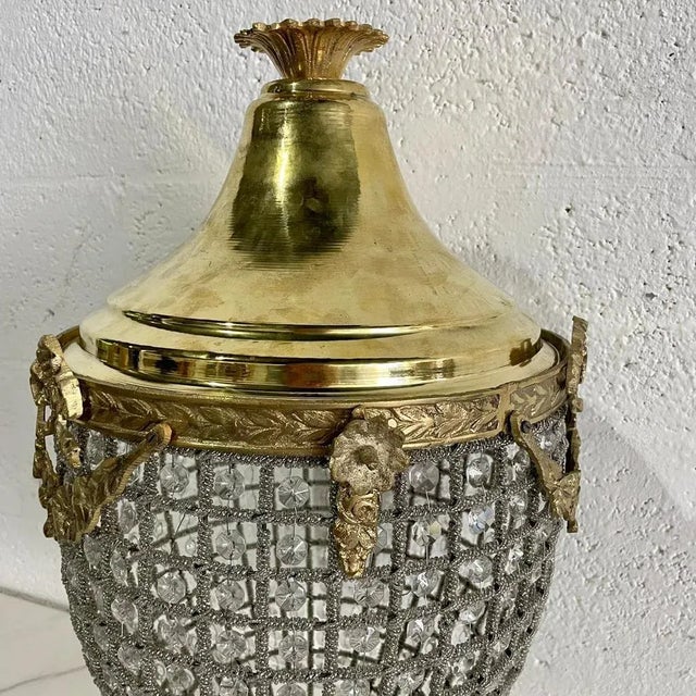 Beautiful old French lighting. This has been rewired for the US. There is no need for any adapter. Enhance your spaces...