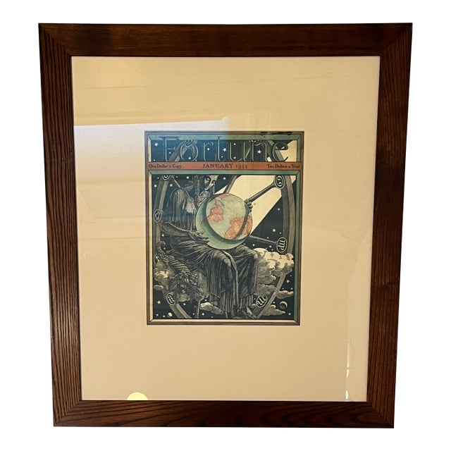 Art Deco Fortune Magazine Cover January 1933 - Framed For Sale