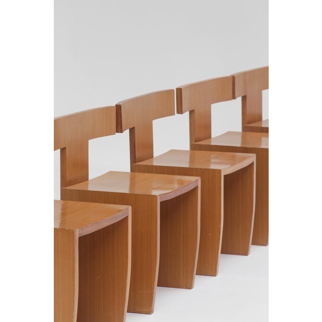 Modern Accent Chair in Light Wood, 1960s For Sale - Image 6 of 14