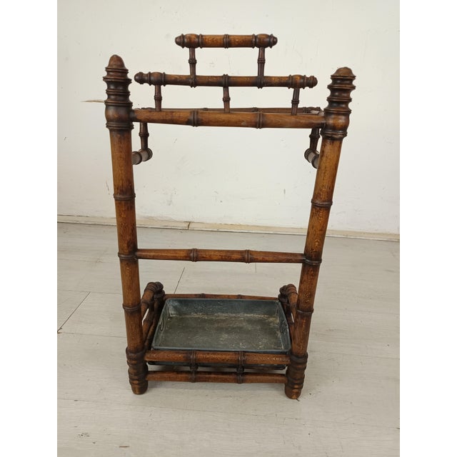 Napoleon III Bamboo Umbrella Stand For Sale - Image 5 of 14