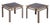 A fine pair of Modern low occasional or side tables by the celebrated French design house, Maison Jansen - each table...