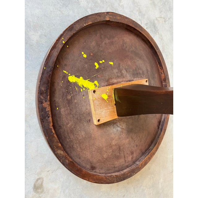 Vintage American Empire Style Mahogany Occasional Table For Sale - Image 10 of 11