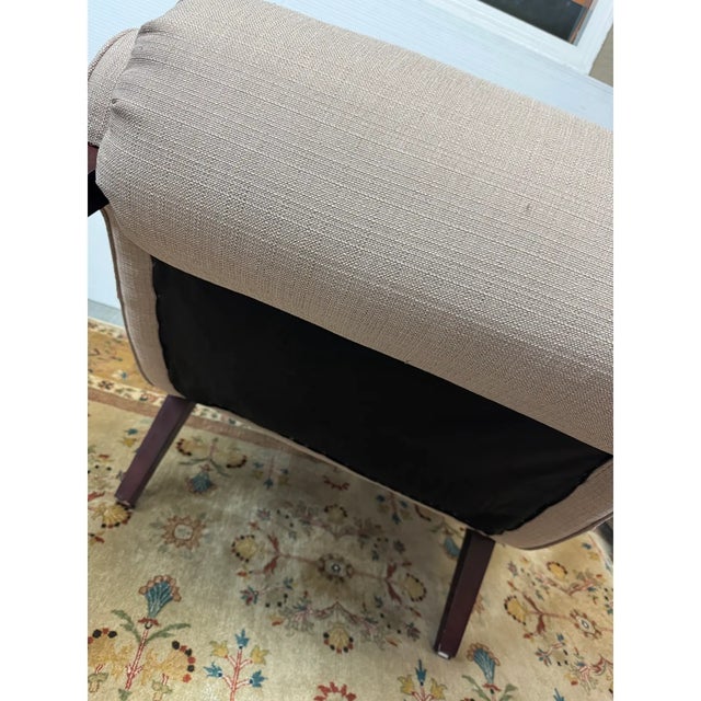 Contemporary Lounge Chair + Ottoman, Set For Sale In San Francisco - Image 6 of 10