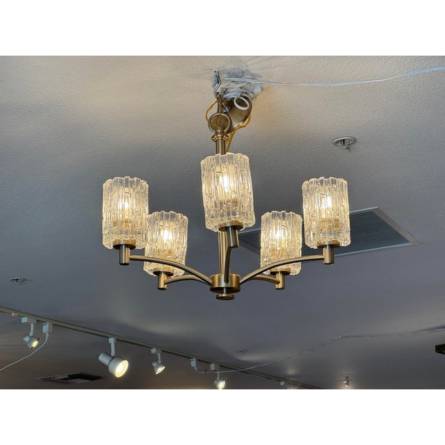 Possini Euro Icelight Chandelier For Sale - Image 10 of 11