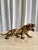 Amazing solid brass tiger sculpture. The king of the jungle carries a precious and elegant aura, which is matched by the...