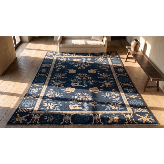 Late 19th Century Chinese Peking Carpet For Sale - Image 9 of 9