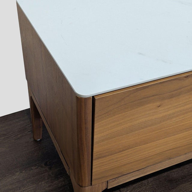 Raymour & Flanigan Haldis Media Stand For Sale - Image 10 of 10