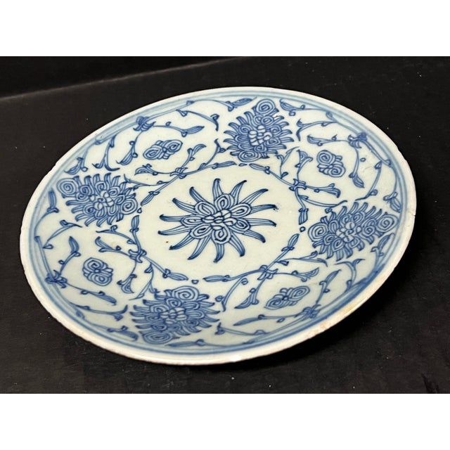 Chinese Art Porcelain Blue and White Porcelain Plate For Sale In New York - Image 6 of 8