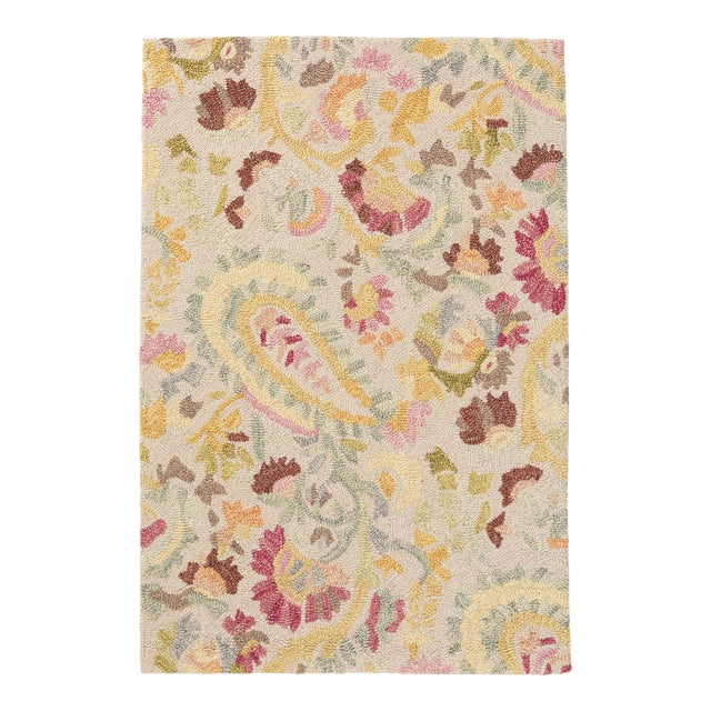 Dash & Albert by Annie Selke Ines Multi Micro Hooked, 2'6" x 8' For Sale