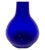 1960s Cobalt Blue Hand-Blown Glass Bud Vase For Sale - Image 5 of 7