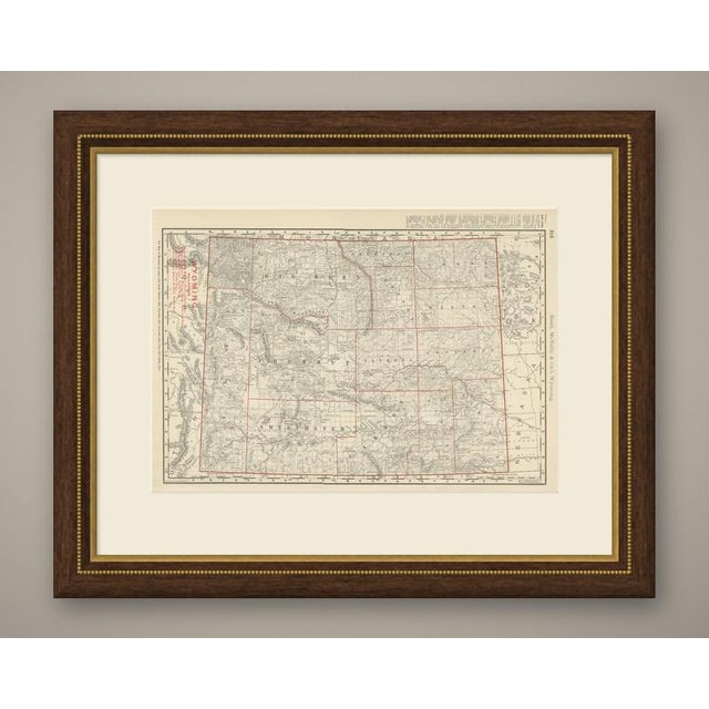 This antique map of Wyoming appeared on page 318 of Rand McNally's 1899 indexed atlas, and it shows the state county by...