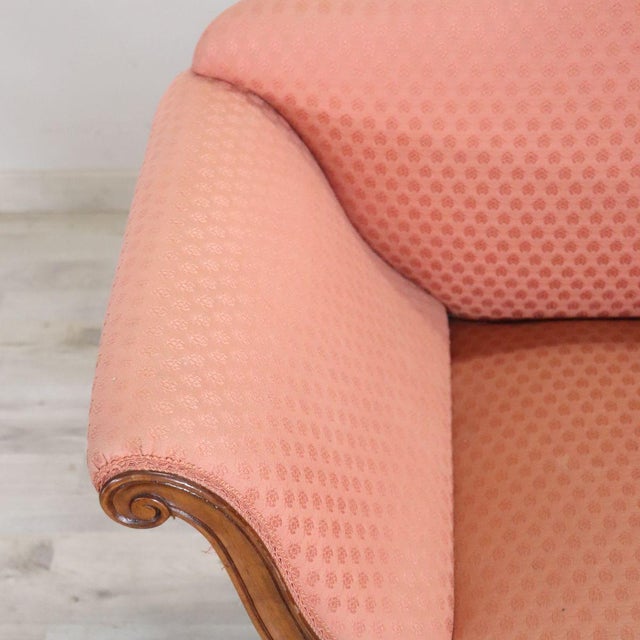 Louis XV Walnut Small Sofa, 1900s For Sale - Image 15 of 18