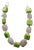 Gemstone Necklace Rose Quartz and Green Turquoise Beads For Sale