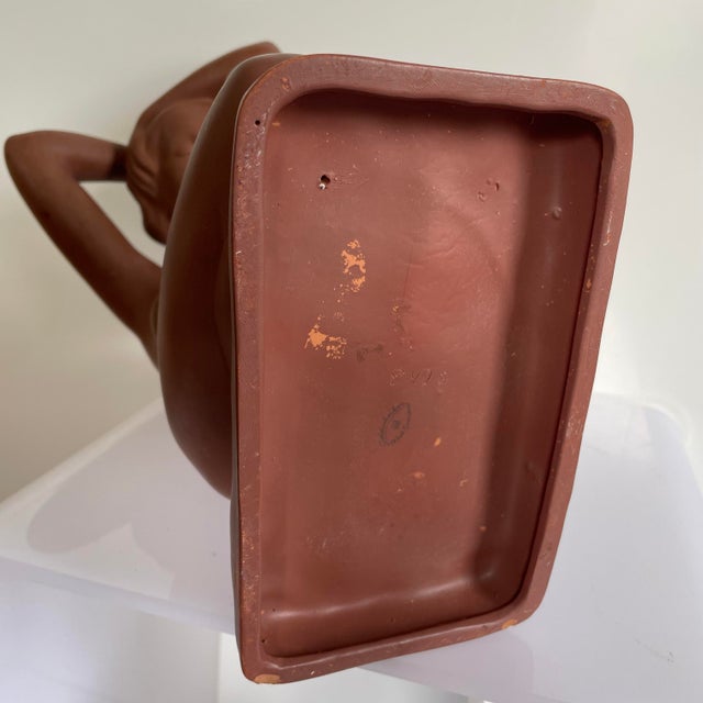 Goldscheider Damenakter Nude Woman Ceramic Sculpture Josef Lorenzi Vienna 1940 For Sale - Image 11 of 11