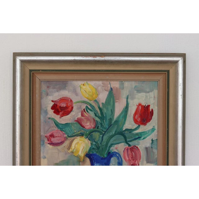 Karl Enoch Ohlsson, Tea, 1950s, Oil on Panel, Framed For Sale - Image 8 of 18