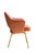Knoll Saarinen Executive Arm Chair in Rust Velvet, Gold Edition For Sale - Image 4 of 8