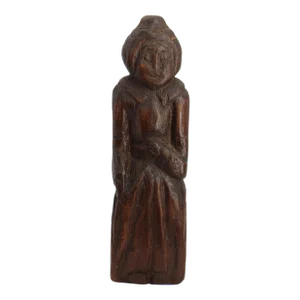 American Folk Art Primitive Wooden Sculpture 19th Century