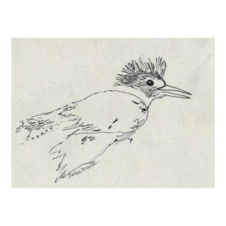 1930s Helen Malta Bird Drawing For Sale