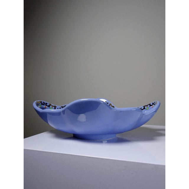 Earthenware and Enamel Bowl from Longwy, 1950s For Sale - Image 9 of 13