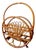 Vintage Wicker Design Magazine Rack For Sale