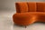 Brazilian Modern Sculptural Curved Sofa in Burnt Sienna Mohair Velvet, Brazil, 1950s For Sale - Image 13 of 18