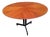 Dining Table in Iron with Brass Finishes and Segmented Wooden Top by Ignazio Gardella for Azucena, 1950s For Sale