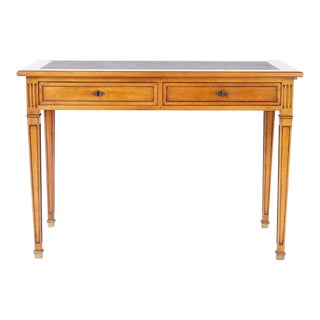 1920s Antique French Fruitwood Writing Desk For Sale