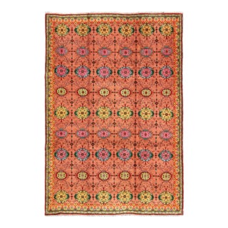 Fine Turkish Sivas Vintage Rug With a Unique Design and Color Combination For Sale