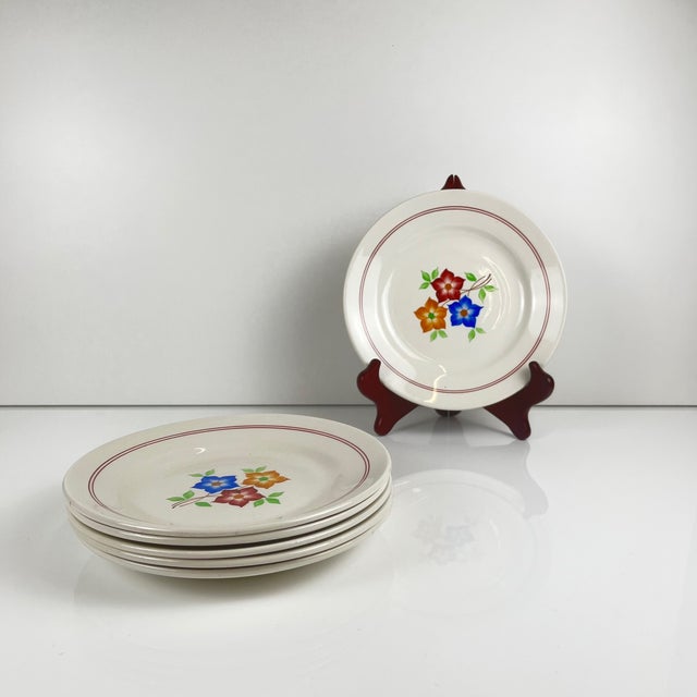 Dinner Service for Six People from Moulins Des Loups, 1950s, Set of 18 For Sale - Image 4 of 13