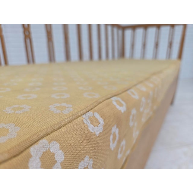 Swedish Drop Arm Sofa in Fabric and Oak, 1970s For Sale - Image 4 of 18