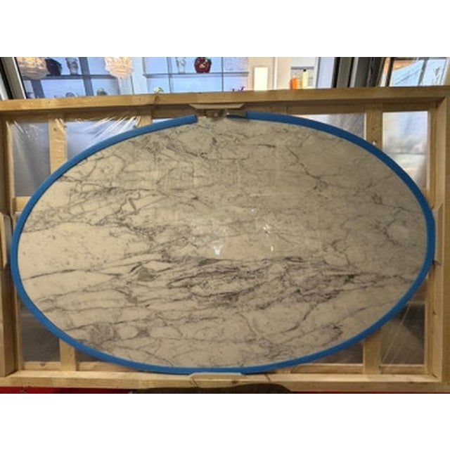 Eero saarinen (1910–1961) – knoll: oval table 198 cm, arabescato, circa 1990 oval table in arabescato marble (120 × 198...