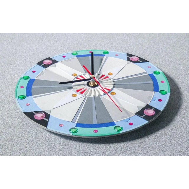 Wall Clock by Delcio For Sale - Image 3 of 4