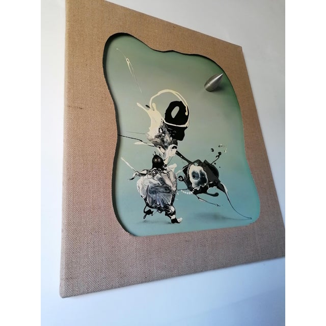 Stefano Mazzolini, O3M, Mixed Media on Canvas For Sale - Image 6 of 12