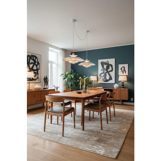Chairs in Teak and Leather by Henning Kjærnulf for KS Møbler, 1960s, Set of 4 For Sale - Image 12 of 17